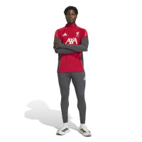 adidas Liverpool Trainingspak 1/4-Zip 2025-2026 Rood Grijs Zilver