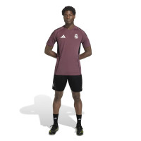adidas Real Madrid Trainingshirt 2025-2026 Paars Zwart Wit