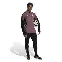 Pantalon d'entraînement adidas Real Madrid 2025-2026 noir violet blanc