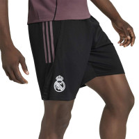 Pantalon d'entraînement adidas Real Madrid 2025-2026 noir violet blanc