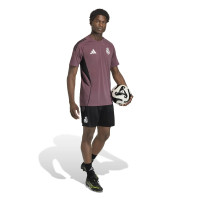 Pantalon d'entraînement adidas Real Madrid 2025-2026 noir violet blanc