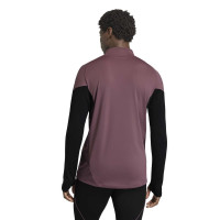 Haut d'entraînement adidas Real Madrid 1/4-Zip 2025-2026 violet noir blanc