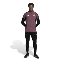 Haut d'entraînement adidas Real Madrid 1/4-Zip 2025-2026 violet noir blanc