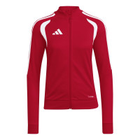 Survêtement adidas Tiro 26 League entièrement zippé pour femmes, rouge et noir
