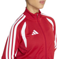 Survêtement adidas Tiro 26 League entièrement zippé pour femmes, rouge et noir