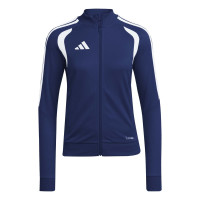 Survêtement zippé adidas Tiro 26 League pour femmes, bleu foncé et blanc