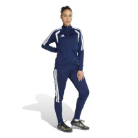 Survêtement zippé adidas Tiro 26 League pour femmes, bleu foncé et blanc