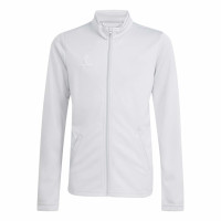 Veste d'entraînement adidas Entrada 26 pour Enfants, gris et blanc
