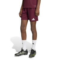 Kit de football adidas Entrada 26 pour Enfants, rouge foncé, blanc