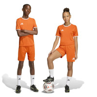 Short de football adidas Entrada 26 pour Enfants, orange et blanc