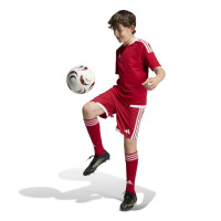Shorts de football de compétition adidas Tiro 26 pour Enfants, rouge et blanc