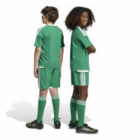 Shorts de football de compétition adidas Tiro 26 pour enfants, vert et blanc