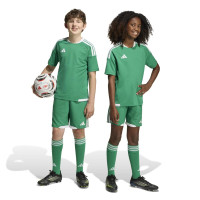 Shorts de football de compétition adidas Tiro 26 pour enfants, vert et blanc