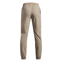 Survêtement tissé Unstoppable Under Armour à fermeture éclair intégrale pour Enfants, beige et noir