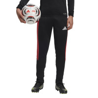 Pantalon d'entraînement adidas Tiro 26 League Regular pour enfants, noir et rouge