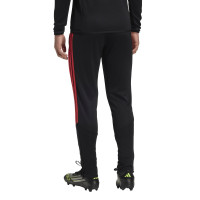 Pantalon d'entraînement adidas Tiro 26 League Regular pour enfants, noir et rouge