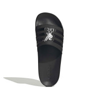 adidas Adilette Shower Liverpool Slippers Zwart Zwart Wit