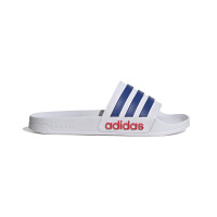 adidas Adilette Shower Claquettes Blanc Bleu Foncé Rouge
