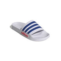 adidas Adilette Shower Claquettes Blanc Bleu Foncé Rouge