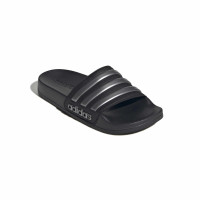adidas Adilette Shower Claquettes Enfants Noir Argenté Noir