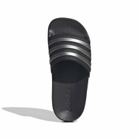 adidas Adilette Shower Claquettes Enfants Noir Argenté Noir