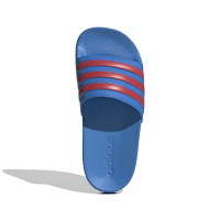 adidas Adilette Shower Slippers Kids Blauw Rood Wit