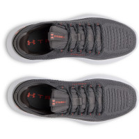 Under Armour Dynamic 2 Baskets Gris Foncé Rouge Blanc
