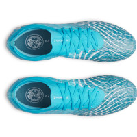 Under Armour Magnetico Pro 5 Gazon Naturel Chaussures de Foot (FG) Bleu Azure Blanc