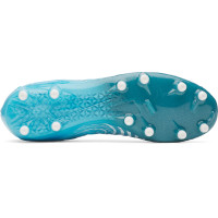 Under Armour Magnetico Pro 5 Gazon Naturel Chaussures de Foot (FG) Bleu Azure Blanc