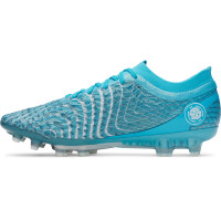 Under Armour Magnetico Elite 5 Gazon Naturel Chaussures de Foot (FG) Bleu Azure Blanc