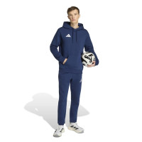 adidas Entrada 26 Hoodie Donkerblauw Wit