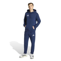 adidas Entrada 26 Hoodie Donkerblauw Wit