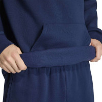 adidas Entrada 26 Hoodie Donkerblauw Wit