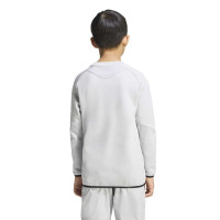 adidas Tiro Travel Crew Sweater Kids Grijs Zwart