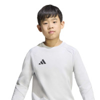 adidas Tiro Travel Crew Sweater Kids Grijs Zwart