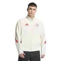 adidas Ajax Anthem Trainingjack 2025-2026 Wit Rood