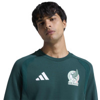 adidas Mexique Tiro Travel Crew Survêtement 2026-2028 Vert Blanc