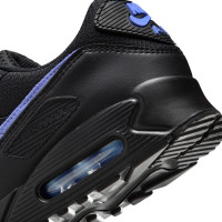 Nike Air Max 90 Baskets Noir Gris Foncé Violet