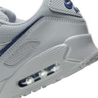 Nike Air Max 90 Baskets Gris Gris Argenté Bleu Foncé