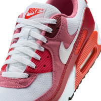 Nike Air Max 90 Baskets Blanc Rouge Rose Orange