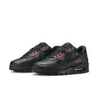Nike Air Max 90 Premium Sneakers Zwart Lichtpaars