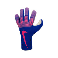 Nike Phantom Dynamic Fit Gants de Gardien de But Bleu Blanc Rose Vif