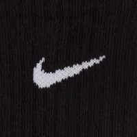 Chaussettes de sport Nike Everyday Cushioned Crew, lot de 3, pour Enfants, noir et blanc