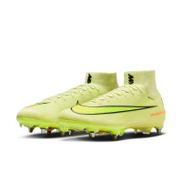 Nike Zoom Mercurial Superfly 10 Elite IJzeren-Nop Voetbalschoenen (SG) Geel Neongeel Oranje