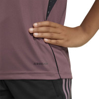 Kit d'entraînement adidas Real Madrid 2025-2026 pour Enfants, violet, noir, blanc