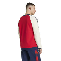 adidas Arsenal Originals Crew Sweater Rood Wit Donkerblauw