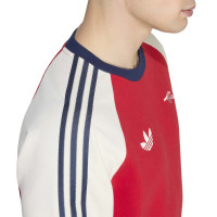 adidas Arsenal Originals Crew Sweater Rood Wit Donkerblauw
