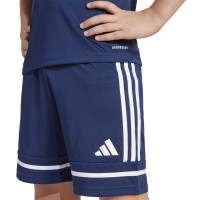 Short de football adidas Squadra 25 pour Enfants, bleu foncé et blanc
