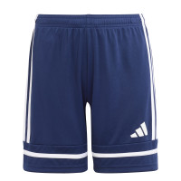 Short de football adidas Squadra 25 pour Enfants, bleu foncé et blanc