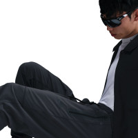 Nike Tech Sportswear Windrunner Woven Trainingspak Donkergrijs Grijs Zwart